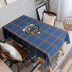 McLaine of Loch Buie Hunting Ancient Tartan Crest Tablecloth