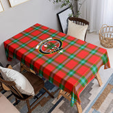McLaine of Loch Buie Tartan Crest Tablecloth