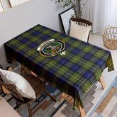 McLaren Modern Tartan Crest Tablecloth