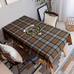 McLaren Weathered Tartan Crest Tablecloth
