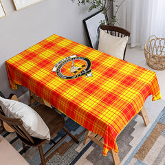 McMillan Clan Tartan Crest Tablecloth