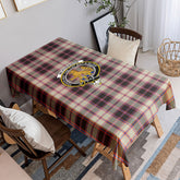 McPherson Hunting Ancient Tartan Crest Tablecloth