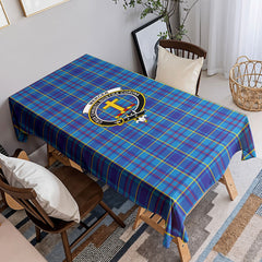 Mercer Modern Tartan Crest Tablecloth
