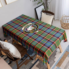 Norvel (or Norvill) Tartan Crest Tablecloth