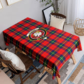 Ruthven Modern Tartan Crest Tablecloth