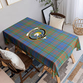 Stewart of Appin Hunting Ancient Tartan Crest Tablecloth