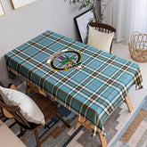 Thomson Blue Tartan Crest Tablecloth