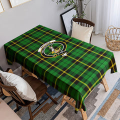 Wallace Hunting Modern Tartan Crest Tablecloth