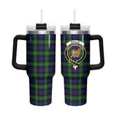 Baillie Tartan Crest 40 oz Insulated Tumbler with Handle
