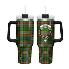 Bisset Tartan Crest 40 oz Insulated Tumbler with Handle