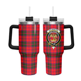Drummond Modern Tartan Crest 40 oz Insulated Tumbler with Handle