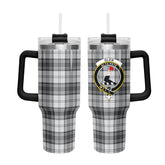 Glen Tartan Crest 40 oz Insulated Tumbler with Handle