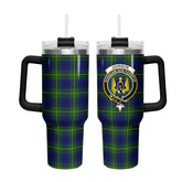 Johnson Modern Tartan Crest 40 oz Insulated Tumbler with Handle