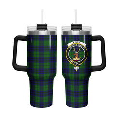 Keith Modern Tartan Crest 40 oz Insulated Tumbler with Handle