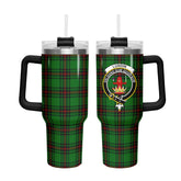 Lundin Tartan Crest 40 oz Insulated Tumbler with Handle
