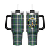 MacDowall Tartan Crest 40 oz Insulated Tumbler with Handle