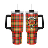 MacGill Modern Tartan Crest 40 oz Insulated Tumbler with Handle