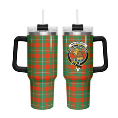 MacGregor Ancient Tartan Crest 40 oz Insulated Tumbler with Handle