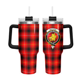 MacIver Modern Tartan Crest 40 oz Insulated Tumbler with Handle