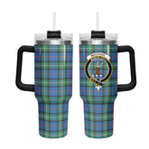 MacPhail Hunting Ancient Tartan Crest 40 oz Insulated Tumbler with Handle