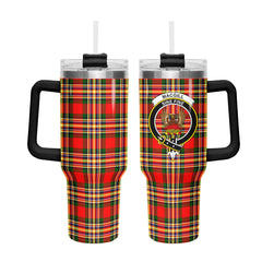 Makgill Tartan Crest 40 oz Insulated Tumbler with Handle
