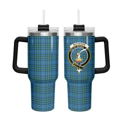 Matheson Hunting Ancient Tartan Crest 40 oz Insulated Tumbler with Handle