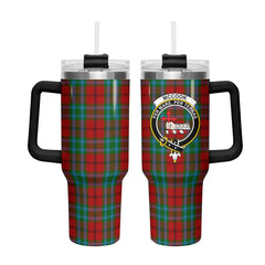 McCook Tartan Crest 40 oz Insulated Tumbler with Handle