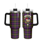 McDonald Modern Tartan Crest 40 oz Insulated Tumbler with Handle