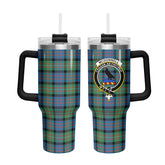 McDonnell of Glengarry Ancient Tartan Crest 40 oz Insulated Tumbler with Handle