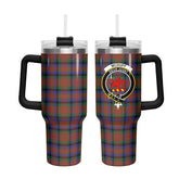 McDuff Hunting Modern Tartan Crest 40 oz Insulated Tumbler with Handle