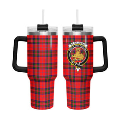 McGillivray Modern Tartan Crest 40 oz Insulated Tumbler with Handle