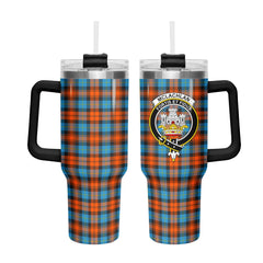 McLachlan Ancient Tartan Crest 40 oz Insulated Tumbler with Handle