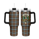 McLaren Weathered Tartan Crest 40 oz Insulated Tumbler with Handle