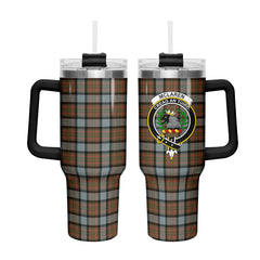 McLaren Weathered Tartan Crest 40 oz Insulated Tumbler with Handle