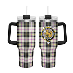 McPherson Dress Ancient Tartan Crest 40 oz Insulated Tumbler with Handle