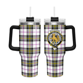 McPherson Dress Modern Tartan Crest 40 oz Insulated Tumbler with Handle