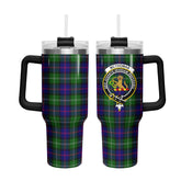 McThomas Modern Tartan Crest 40 oz Insulated Tumbler with Handle