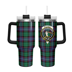 Mitchell Modern Tartan Crest 40 oz Insulated Tumbler with Handle