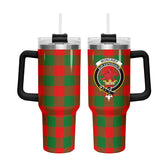 Moncrief Tartan Crest 40 oz Insulated Tumbler with Handle