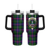 Morrison Modern Tartan Crest 40 oz Insulated Tumbler with Handle