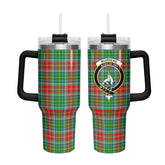 Muirhead Tartan Crest 40 oz Insulated Tumbler with Handle