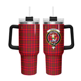 Murray (of Dysart) Tartan Crest 40 oz Insulated Tumbler with Handle