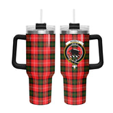 Nesbitt Modern Tartan Crest 40 oz Insulated Tumbler with Handle