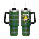 Pringle Tartan Crest 40 oz Insulated Tumbler with Handle