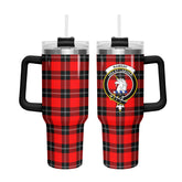 Ramsay Modern Tartan Crest 40 oz Insulated Tumbler with Handle