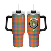 Ross Ancient Tartan Crest 40 oz Insulated Tumbler with Handle