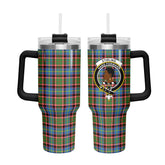 Stirling (of Keir) Tartan Crest 40 oz Insulated Tumbler with Handle