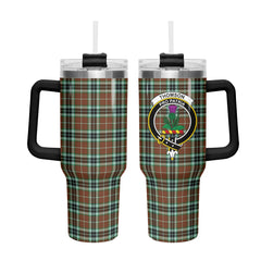 Thomson Hunting Modern Tartan Crest 40 oz Insulated Tumbler with Handle