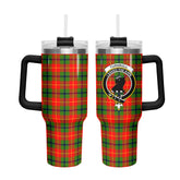 Turnbull Dress Tartan Crest 40 oz Insulated Tumbler with Handle