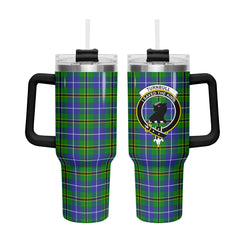Turnbull Hunting Tartan Crest 40 oz Insulated Tumbler with Handle